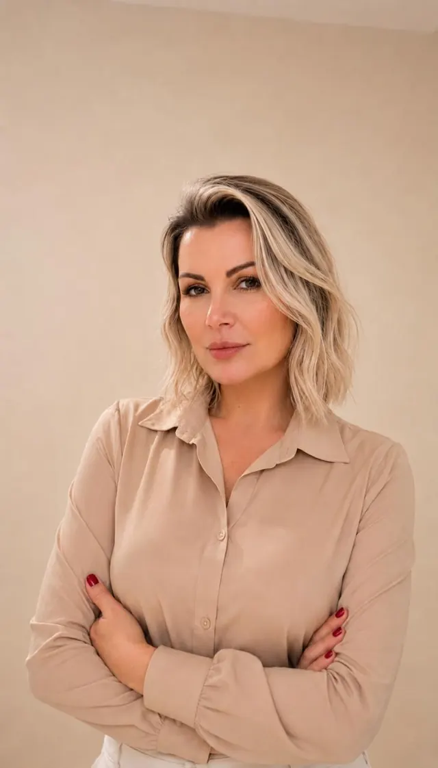 Rose Gouveia em retrato profissional